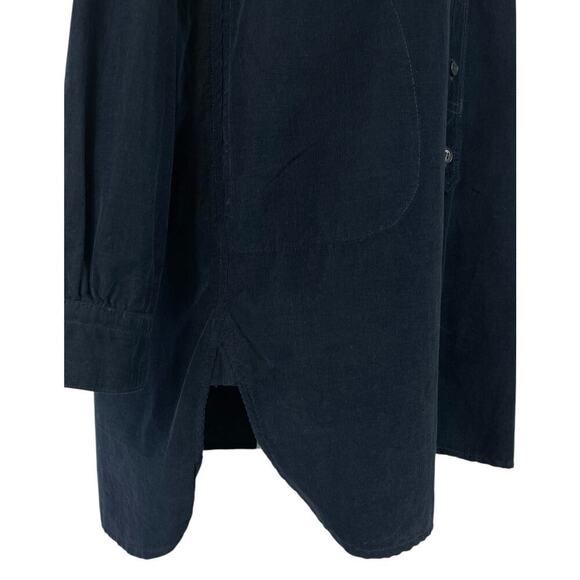 CP Shades Cecelia Baby Corduroy Tunic Top Small Long Sleeve 3/4 Button Front - Picture 9 of 16